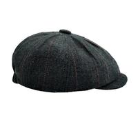 Charmylo Newsboy Cap Gatsby Baker Boy Hat Flat Caps Tweed Adjustable Peaky Herringbone Cloth Cap Hat