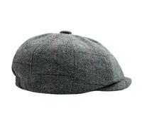 Charmylo Newsboy Cap Gatsby Baker Boy Hat Flat Caps Tweed Adjustable Peaky Herringbone Cloth Cap Hat