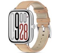 CHARNASI Leather Strap Compatible with Xiaomi Redmi Watch 5/Xiaomi Redmi Watch 4/Xiaomi Mi Band 8 Pro, Genuine Leather Strap Replacement Bracelet for Men and Women for Mi Band 9 Pro