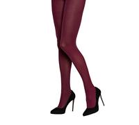 Charnos Opaque 60 Denier Tights Aubergine Small