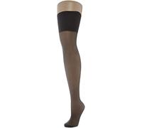 CHARNOS Women's 15 Denier Hold up Stockings, Nearly Black, L UK