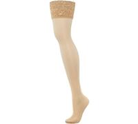 Charnos Women's 1PP 10 Denier Run Resist Hold Up Matt Fein Plain 10 DEN Hold - up Stockings, Beige (Natural Tan), Large