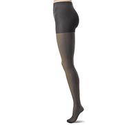 Charnos Women's 1PP 10 Denier Run Resist Tight, 10 DEN, Black (Barely Black 103), Large (Size:Large)