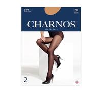 Charnos Women's 20 Denier Matt Tights 2 Pack Sherry Extra Large Hosiery
