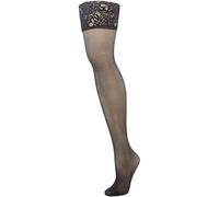 Charnos Womens resist 10 denier hold ups Underwear Stockings Black 14 (L)