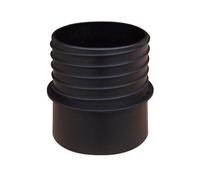 Charnwood 100Qc Tapered Quick Connector For 100mm Dust Extraction Hose With Right Hand Wire Spiral