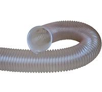 CHARNWOOD Clear Flexible Wood, DUST & CHIP Extractor Hose 75MM Dia