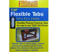 Charnwood T4F Flexible Picture Framing Tabs, Pack Of 2500, Use With T225 Driver