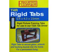 Charnwood T4R Rigid Picture Framing Tabs, Pack Of 2500, Use With T225 Driver