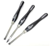 Charnwood TCSET3S Carbide Tipped Wood Turning Tool - 3 Piece Set