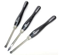 Charnwood TCSET3S Carbide Tipped Wood Turning Tool - 3 Piece Set