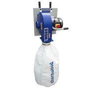 CHARNWOOD W685 Wall Mounted or Portable Woodworking Dust & Chip Extractor, 1hp