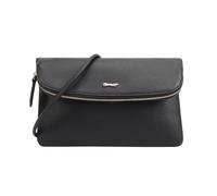'Charon' 100% Real Leather Cross Body Bag Paul Costelloe Jet Black One Size