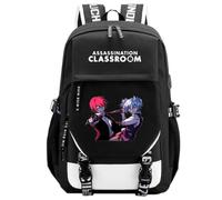 Charous Anime Assassination Classroom Akabane Karuma Cartoon Backpack Oxford Cloth School Bag for Manga Fans Cosplay Gift