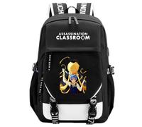 Charous Anime Assassination Classroom Cartoon Print Backpack Oxford Cloth School College Bag for Manga Fans Cosplay Gift