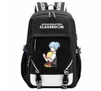Charous Anime Assassination Classroom Shiota Nagisa Cartoon Backpack Oxford Cloth School Bag for Manga Fans Cosplay Gift