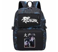 Charous Anime Bungo Stray Dogs Dazai Osamu Cartoon Canvas Backpack,Camouflage Color School Bag for Manga Fans Cosplay