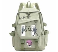 Charous Anime CALL OF THE NIGHT Cartoon Print Nylon Backpack,Multi-functional School College Bag for Manga Fans Cosplay