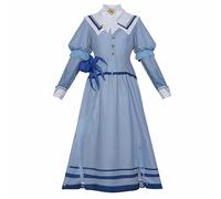 Charous Anime Game Identity Ⅴ Cosplay Doctor Skin Eternal Flower Costume,Elegant Blue Skirt Set For Manga Perform Cosplay