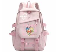 Charous BOCCHI THE ROCK! Kessoku Band Cosplay Cartoon Backpack,Cute Lightweight Nylon School Bag for Anime Manga Fans
