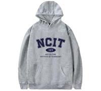 Charous Kpop-NCT 127 NCIT Hoodie,Unisex Thicken Warm Sweatshirt For Support NCT 127 Fans Gift,Grey,L