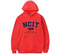 Charous Kpop-NCT 127 NCIT Hoodie,Unisex Thicken Warm Sweatshirt For Support NCT 127 Fans Gift,Red,S