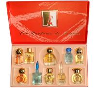 CHARRIER 10 X FRENCH MINIATURE FRAGRANCES GIFT SET BOXED , NEW AND UNUSED