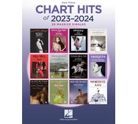 Chart Hits of 2023-2024 (EP) Easy Piano Book Hal Leonard