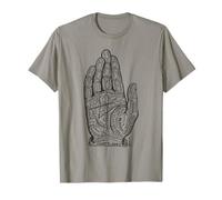 Chart of The Hand - Old Palmistry Illustration T-Shirt