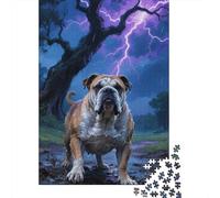 Chart Your Path Through Bulldog - 1000 Piece Wooden Puzzle Adventure, A Blend of Challenge And Learning for The Whole Family