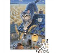 Chart Your Path Through Norwegian Forest Cat - 1000 Piece Wooden Puzzle Adventure, A Blend of Challenge And Learning for The Whole Family