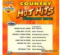 Chartbuster Karaoke CDG CB60477 - Country Hot Hits February 2012