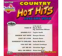 Chartbuster Karaoke CDG & MP3G CB60475 - Country Hot Hits January 2012
