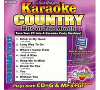 Chartbuster Karaoke CDG & MP3G CB60476 - Country Hits of the Month February 2012 by Various