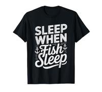 Charter Boat Captain Sleeps When Fish Sleep Offshore T-Shirt