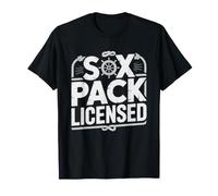 Charter Boat Captain USCG Six Pack Licensed Professional T-Shirt
