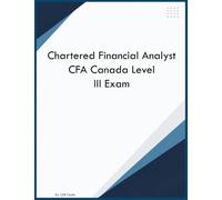 Chartered Financial Analyst CFA Canada Level III Exam