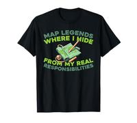 Charting Geography - Maps Cartographer T-Shirt