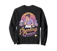 Charting Queen Nurse Life Humor Design Sweatshirt