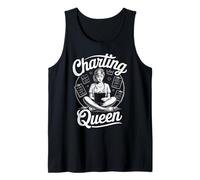 Charting Queen Nurse Life Mug Tank Top
