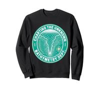 Charting The Unknown Bathymetry Dept Deep Sea Map Badge Sweatshirt