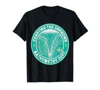 Charting The Unknown Bathymetry Dept Deep Sea Map Badge T-Shirt