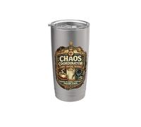 Charting Through The Madness Nurse Humor Design Chaos Stainless Steel Insulated Tumbler