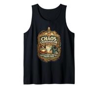 Charting Through The Madness Nurse Humor Design Chaos Tank Top