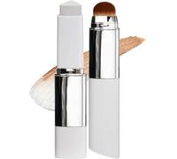 Chartming Color Changing Foundation Stick, Cover Cream Stick V White Korean Color Changing, 2-in-1 Foundation Stick, Full To Medium Coverage Base Makeup, For All Skin Types, with Brush Head (Medium)
