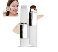 Chartming Color Changing Foundation Stick, Cover Cream Stick V White Korean Foundation Stick, Full To Medium Coverage Base Makeup, With Brush Head (ivory white)