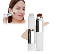 Chartming Color Changing Foundation Stick, Cover Cream Stick V White Korean Foundation Stick, Full To Medium Coverage Base Makeup, With Brush Head,Suitable for All Skin Types, Coverage (Natural)