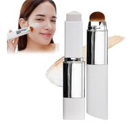 Chartming Color Changing Foundation Stick, Cover Cream Stick V White Korean Foundation Stick with Volufiline, Full to Medium Coverage Base Makeup, for All Skin Types, with Brush Head (Natural)