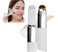 Chartming Color Changing Foundation Stick, Cover Cream Stick V White Korean Foundation Stick with Volufiline, Full to Medium Coverage Base Makeup, with Brush Head, Suit for All Skin Types (Natural)