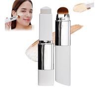 Chartming Color Changing Foundation Stick,Cream Stick V White Korean Color-Changing Foundation Stick With Brush Head,Suitable for All Skin Types,Coverage Base Makeup (Light)